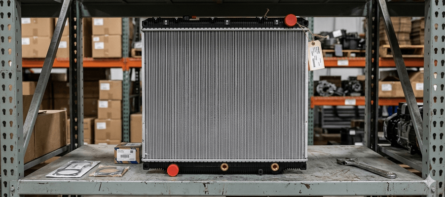 Heavy-duty truck radiator — OEM-spec cooling for Class 8 semi trucks