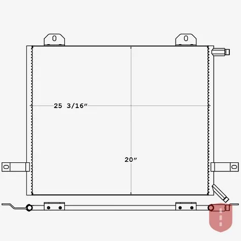 Freightliner A/C Condenser (1991–2006)