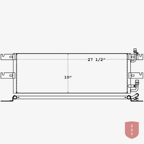Freightliner A/C Condenser (1989–2007)