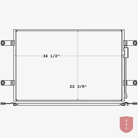 Freightliner Cascadia A/C Condenser (2010–2011)