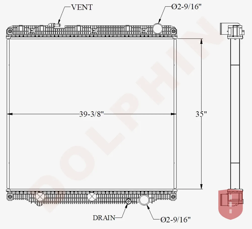 Freightliner 114SD Radiator (2017–2024)