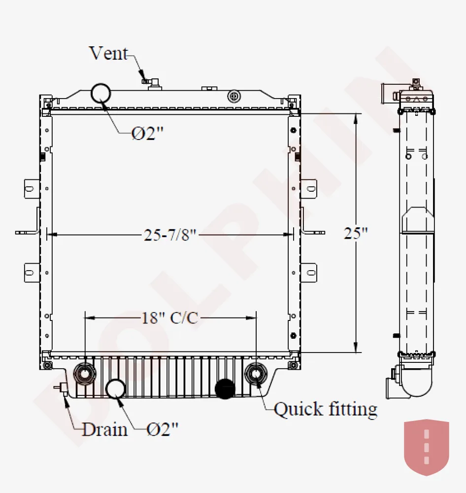 Freightliner Radiator (2010–2017)