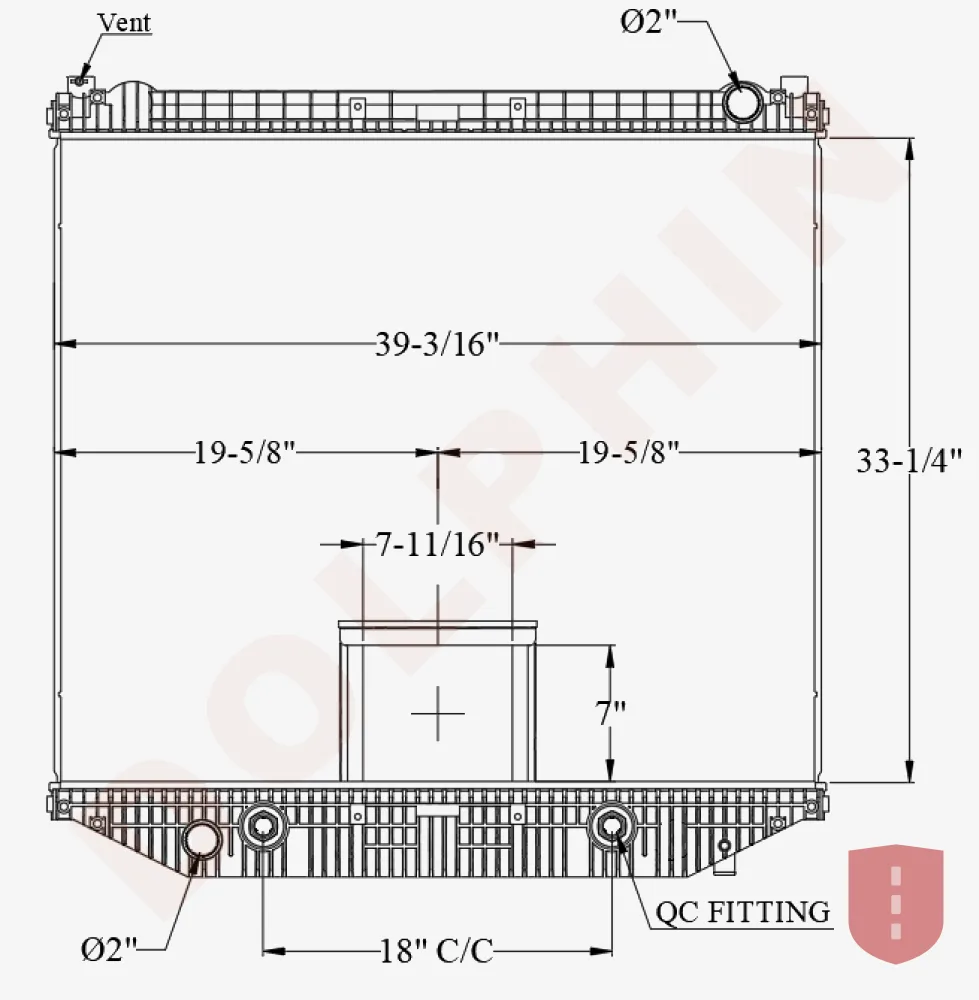 Freightliner Radiator (2008–2012)