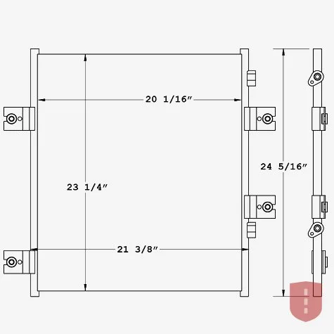 International Durastar, Transtar A/C Condenser (2008–2013)