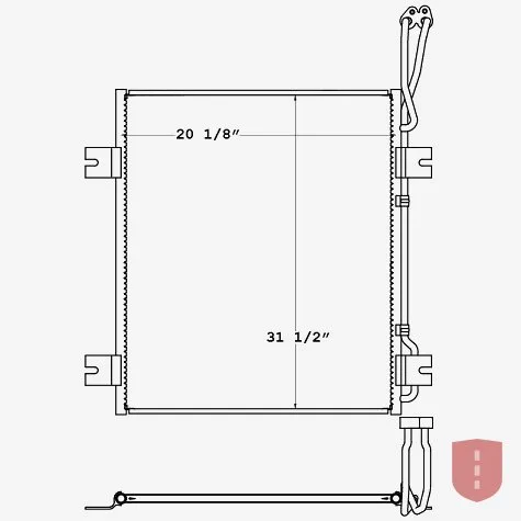 International A/C Condenser (2002–2008)