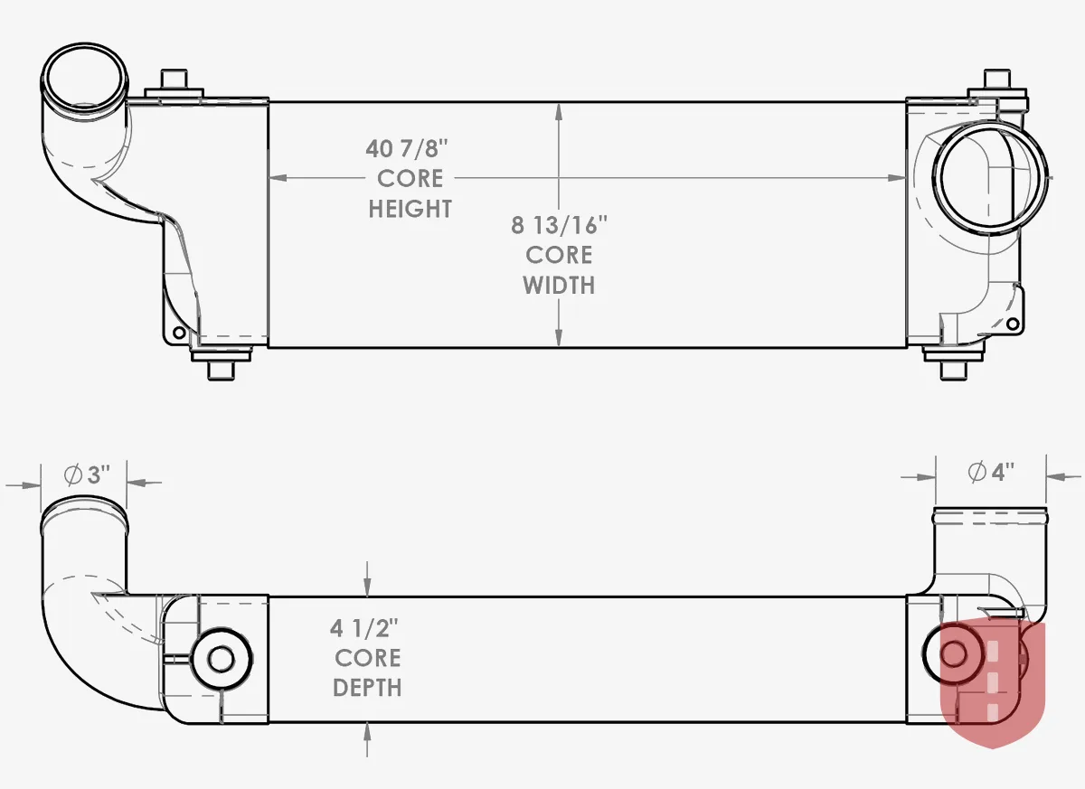 Mack Charge Air Cooler