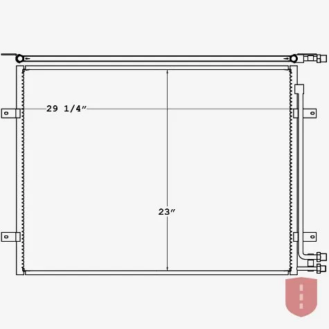 Mack RD A/C Condenser (1990–2002)