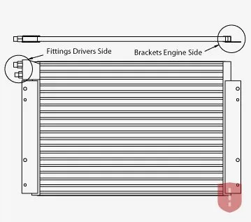 Mack Granite CV A/C Condenser (2002–2007)