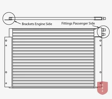 Mack A/C Condenser (2001–2008)