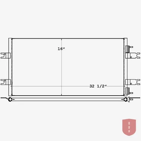 Mack A/C Condenser (2005–2008)
