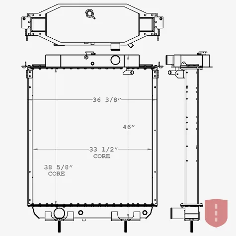 Mack CL, RW, MX Radiator