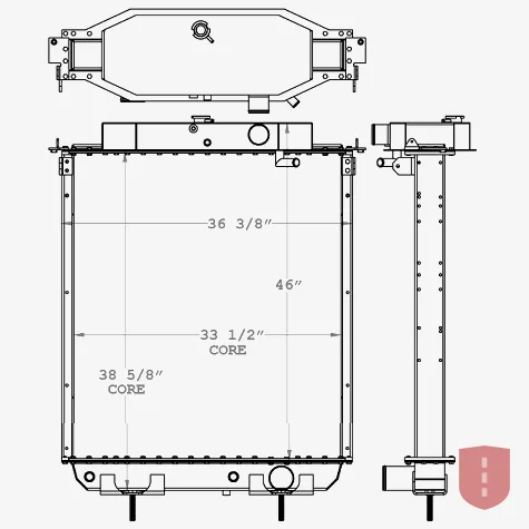 Mack CL, RW, MX Radiator