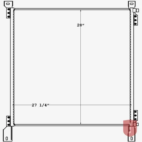Peterbilt A/C Condenser (1995–2007)