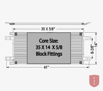 Peterbilt A/C Condenser (2007–2018)