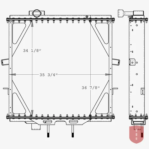 Peterbilt 379 Radiator