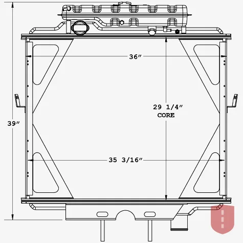 Peterbilt 379 Radiator (1995–2003)