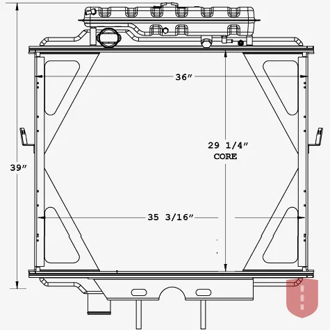 Peterbilt 379 Radiator (1995–2003)
