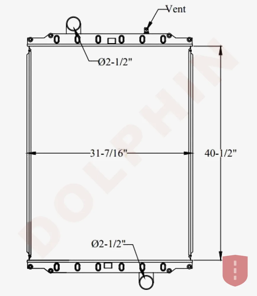 Peterbilt Radiator (2008–2014)