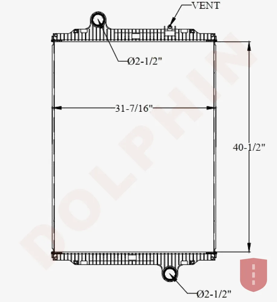 Peterbilt T320, T660 Radiator (2008–2014)