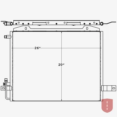 Sterling Acterra A/C Condenser (2002–2007)