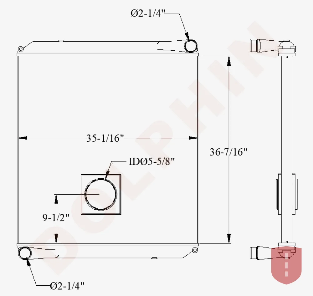 Autocar Acx, WX, WX2010 Radiator (2010–2026)